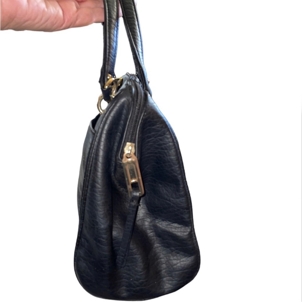 Juicy Couture Mini Black Satchel Mini Purse Handbag Faux Snake texture Crossbody - Picture 6 of 15